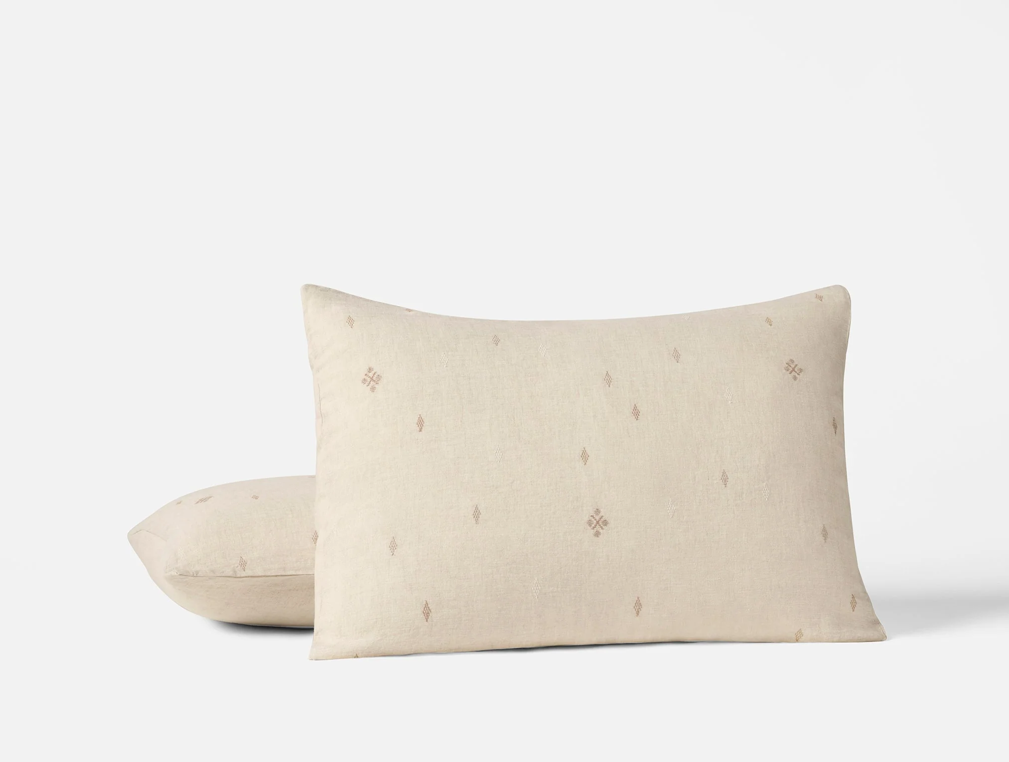 Coyuchi Cambria Embroidered Organic Linen Sham