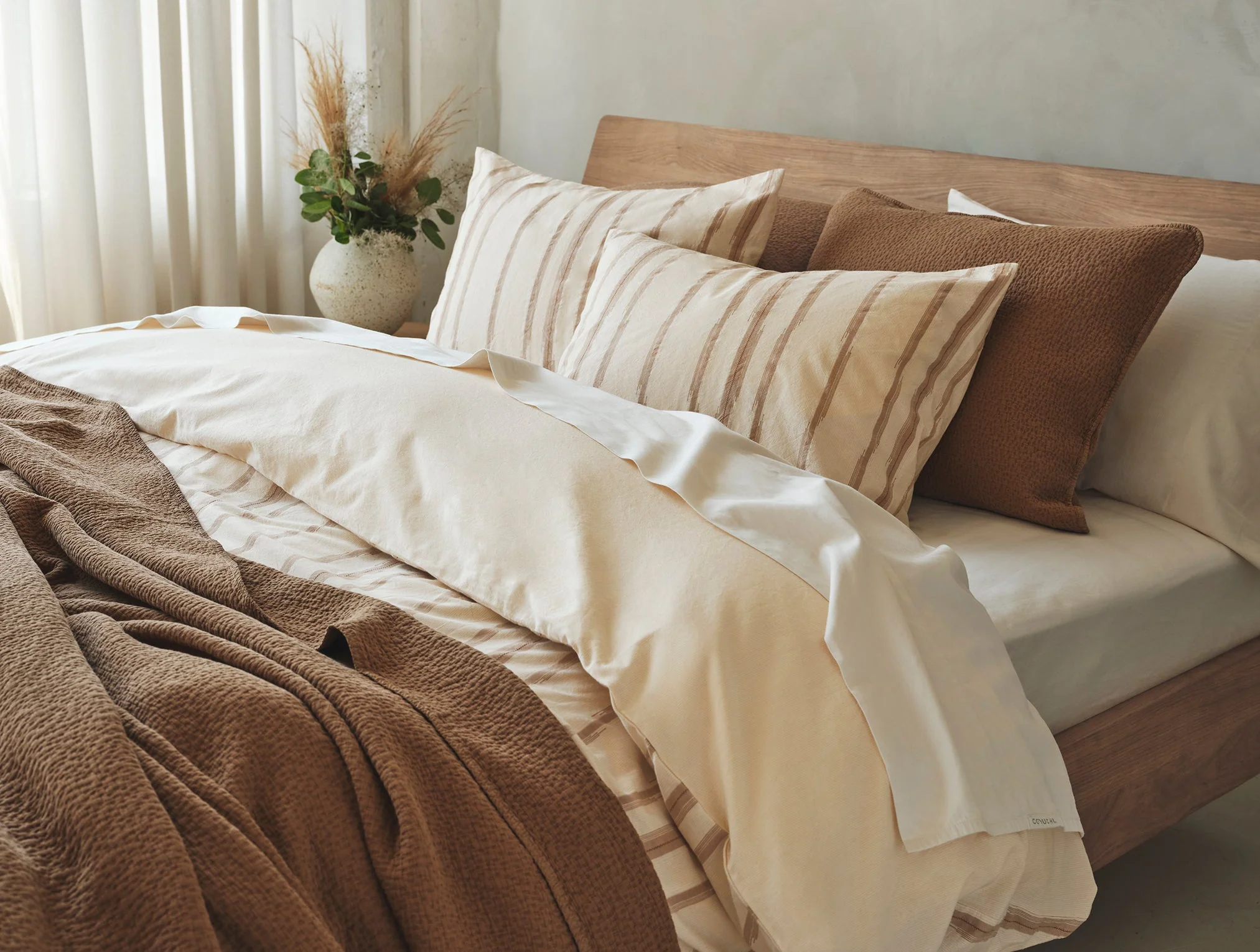 Coyuchi Cazadero Stripe Organic Duvet Cover - Image 5