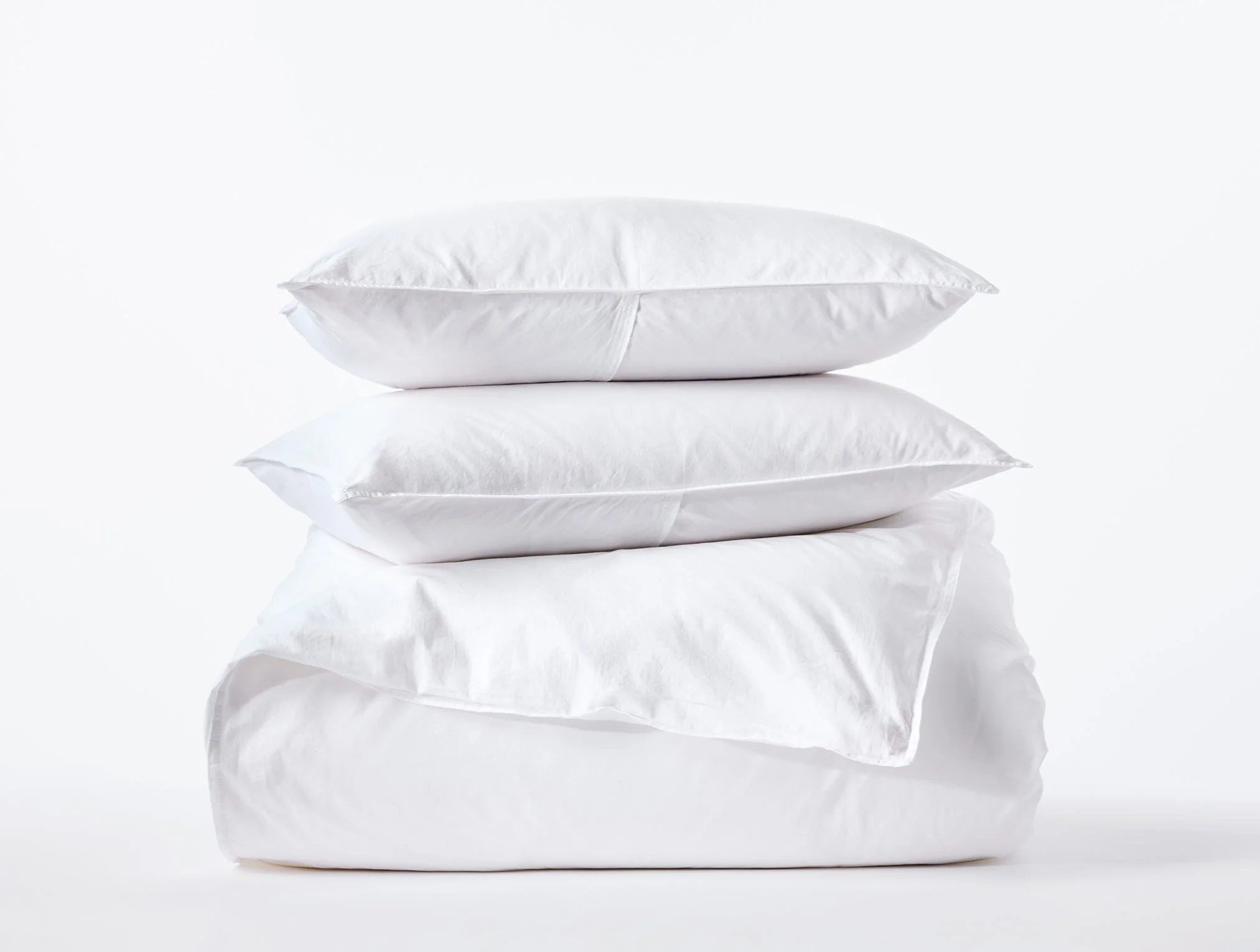 Coyuchi Organic Crinkled Percale™ Duvet Set