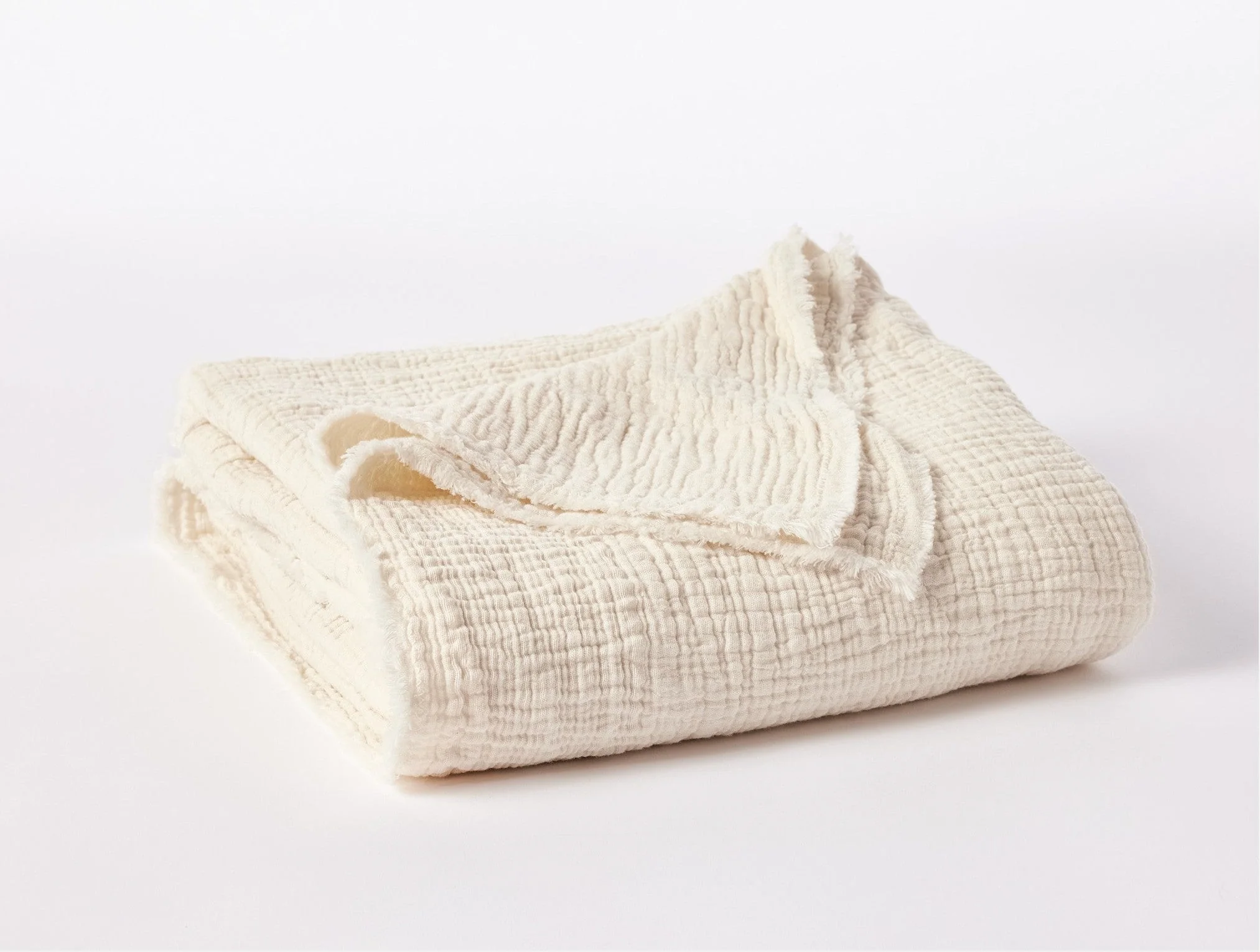 Coyuchi Topanga Organic Matelasse Throw
