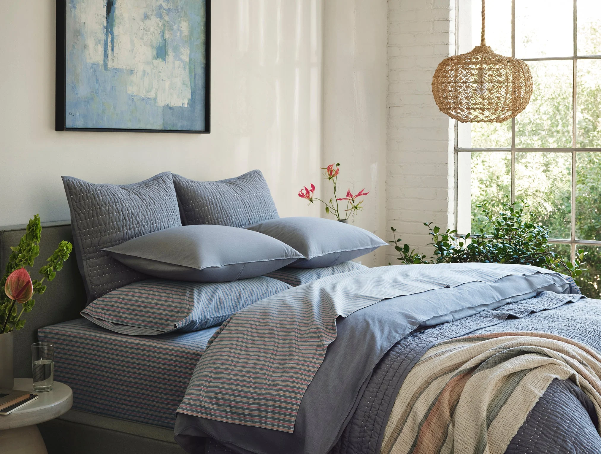 Coyuchi Organic Crinkled Percale™ Sheet Set - Image 5